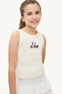 K-Pop - Top - gerippt