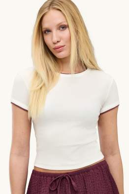 T-shirt - slim fit - 2-in-1-look