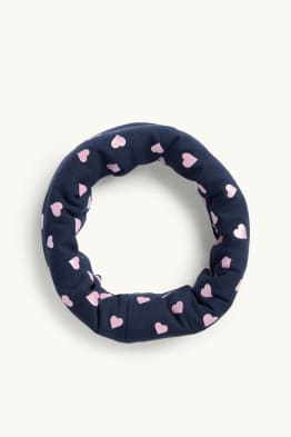 Heart - snood - shiny