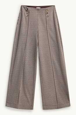 Pantalon en toile - à motif