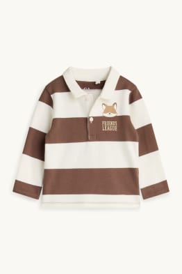 Vulpe - tricou cu mânecă lungă bebeluși - cu dungi