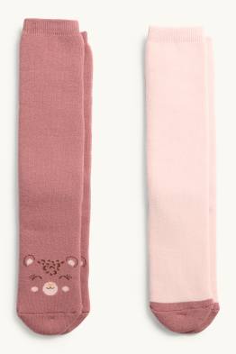 Multipack of 2 - leopard - knee-high socks