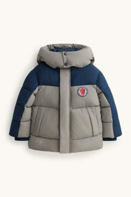Spider-Man - quilted jacket with hood - lined