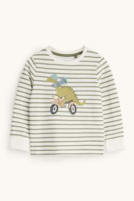 Dino - long sleeve T-shirt - striped