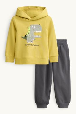 Dinosaure - ensemble - sweat à capuche et pantalon de jogging - deux pièces