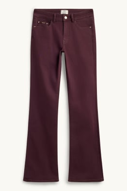 Bootcut Jeans - mid waist - jean galbant - LYCRA®