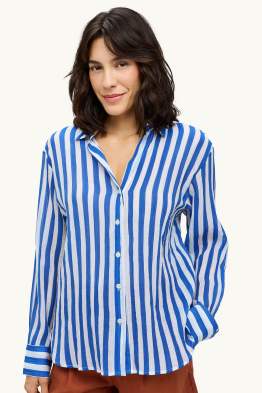 Hemdbluse - gestreift