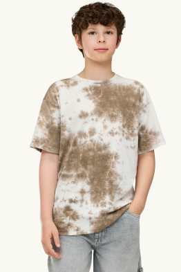 Kurzarmshirt - gemustert