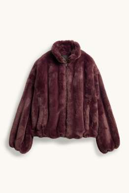 Veste en imitation fourrure