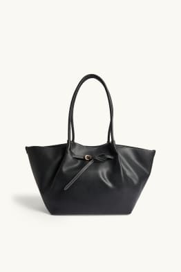 Large shopper - faux leather