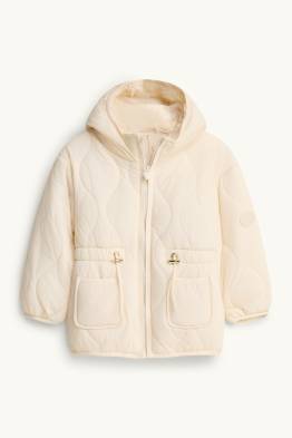 Heart - quilted jacket with hood - lined - water-repellent
