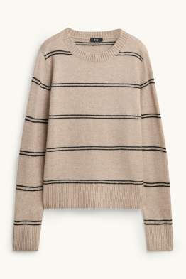 Pullover - gestreift