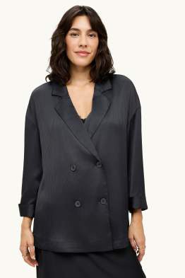 Blazer - Relaxed Fit - gerippt