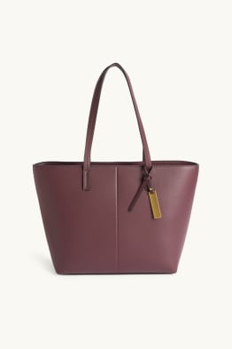 Velká kabelka shopper - imitace kůže