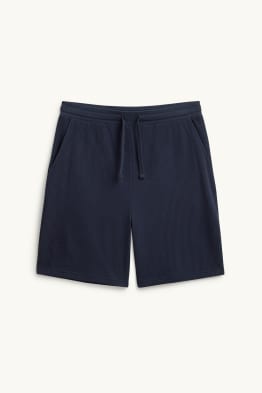 Pyjamashort - met structuur