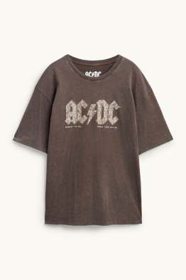 T-shirt - Oversize - AC/DC - à motif