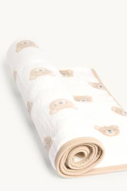 Teddybär - Baby-Decke - 85 x 100 cm