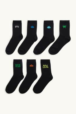 Multipack 7 perechi - gaming - șosete cu motive