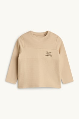 Langarmshirt - gerippt