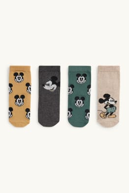 Paquet de 4 - Mickey Mouse - mitjons amb dibuix per a nadó