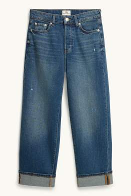 Boyfriend jeans - talie medie