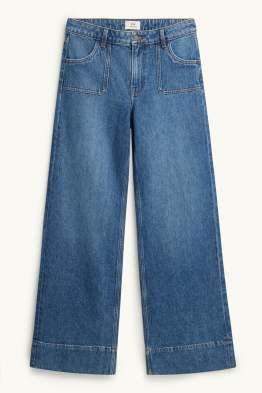 Wide leg jeans - talie joasă