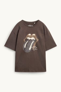 T-shirt - Oversize - à motif - Rolling Stones