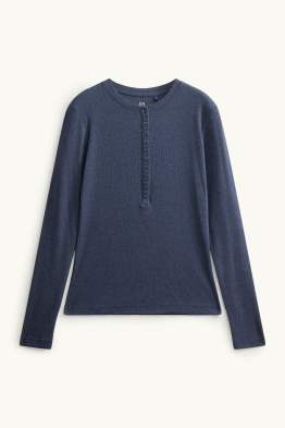 Tricou henley - slim fit - reiat