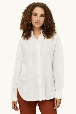 Blusa - tessuto tramato