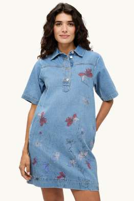 Robe-T-shirt - à fleurs