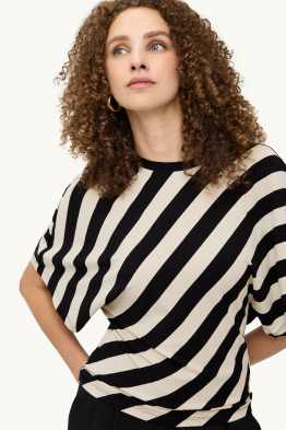 T-shirt - regular fit - gestreept