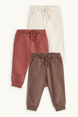 Paquet de 3 - pantalons de xandall per a nadó