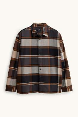 Camisa - relaxed fit - Kent - de quadres