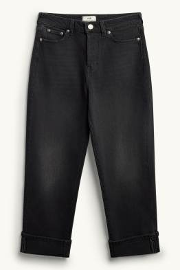 Boyfriend Jeans - Mid Waist - LYCRA®