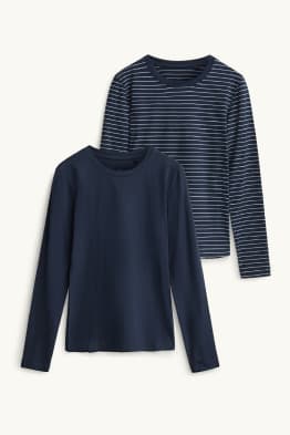 Multipack 2er - Langarmshirt - Slim Fit