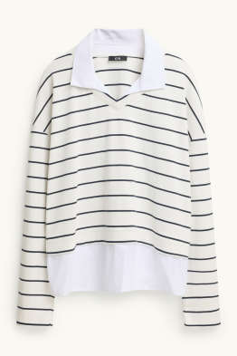 Longsleeve - 2-in-1-look - gestreept