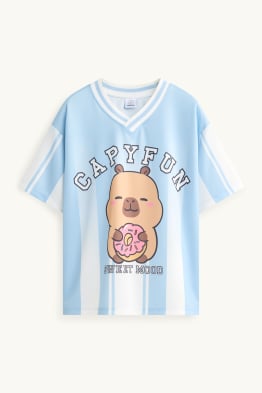 CapyFun - camiseta de manga corta - de rayas
