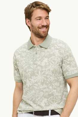 Poloshirt - Regular Fit - gemustert
