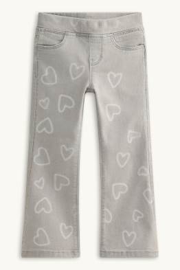 Corazones - flared jeggings