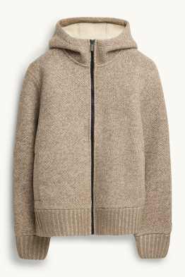 Zip-through hoodie