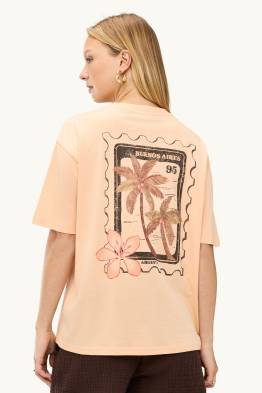 Tricou - supradimensionat - cu model