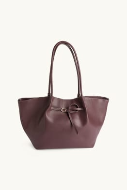 Velká kabelka shopper - imitace kůže