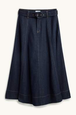 Gonna di jeans con cintura