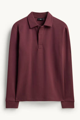 Tricou polo cu mânecă lungă