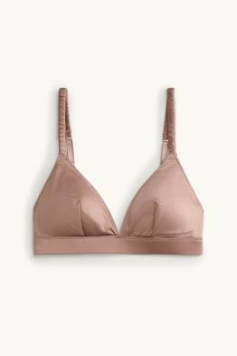 Bralette din satin - vătuit