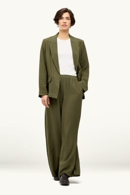 Business-Hose - High Waist - Wide Leg