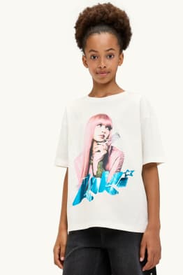 Blackpink - Kurzarmshirt - Glanz-Effekt