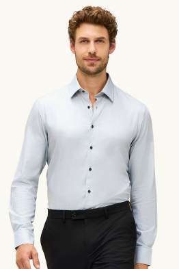 Business shirt - regular fit - kent collar - easy-iron