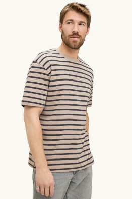 T-shirt - relaxed fit - à rayures