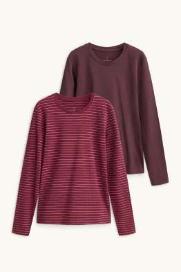Paquet de 2 - samarreta de mànigues llargues - slim fit